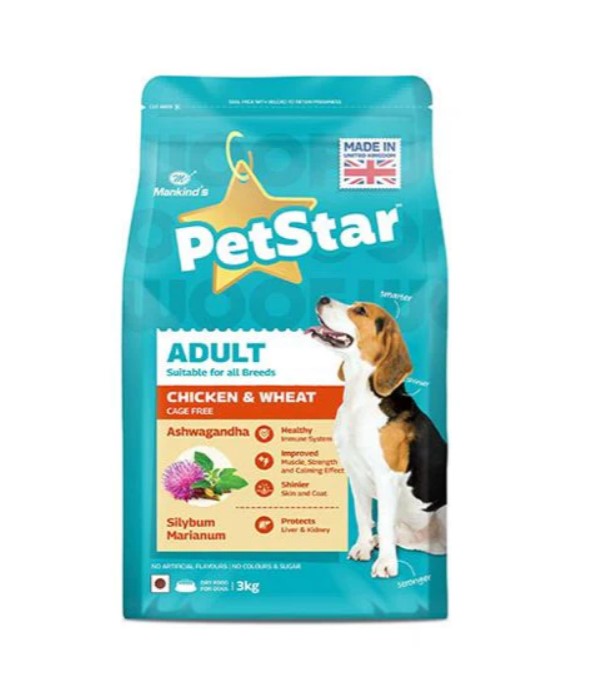 Petstar Chicken & Wheat Adult All Breed Dog Dry Food